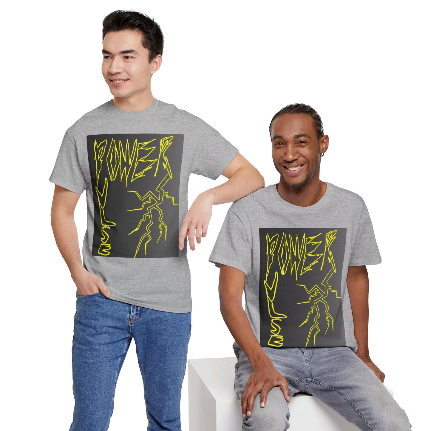 Power Pulse premium style #1 Unisex Heavy Cotton Tee